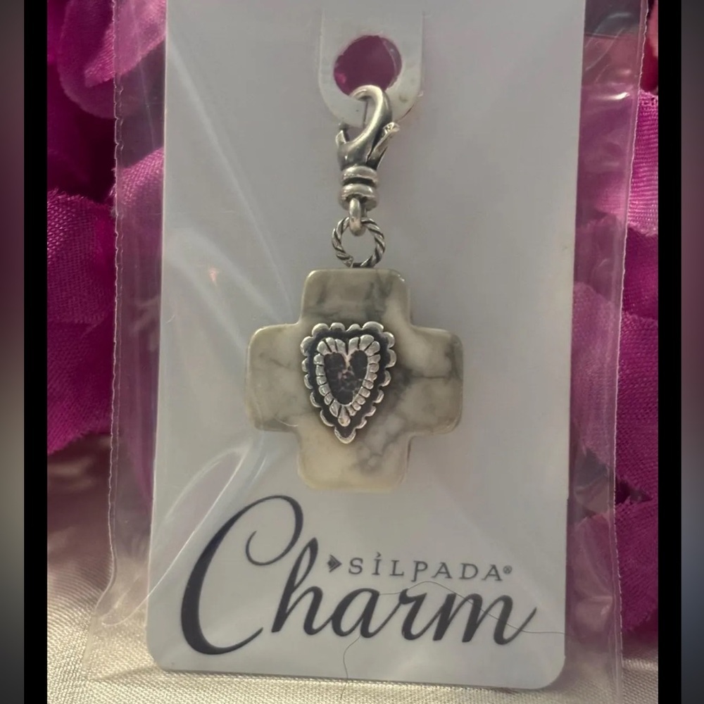 Silpada Cross, Faith & Love Charm